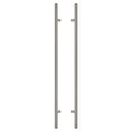 Sure-Loc Hardware Sure-Loc Hardware 72 Round Long Door Pull, Double-Sided, Satin Stainless PL-2RD72 32D